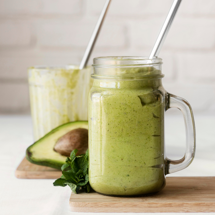 Batido de Abacate e Linhaça