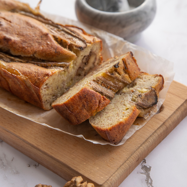 Bolo de Banana com Aveia sem Açúcar