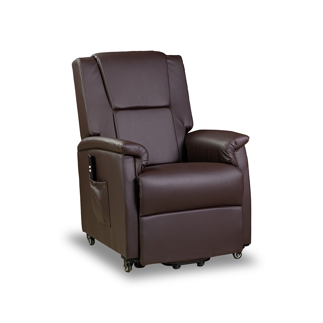 Relax 2M Sillón reclinable eléctrico de cuero sintético