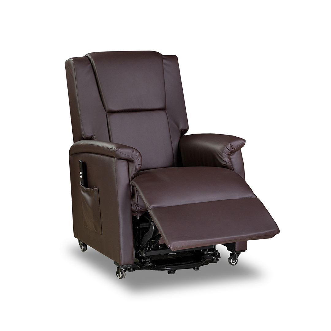Relax 2M Sillón reclinable eléctrico de cuero sintético