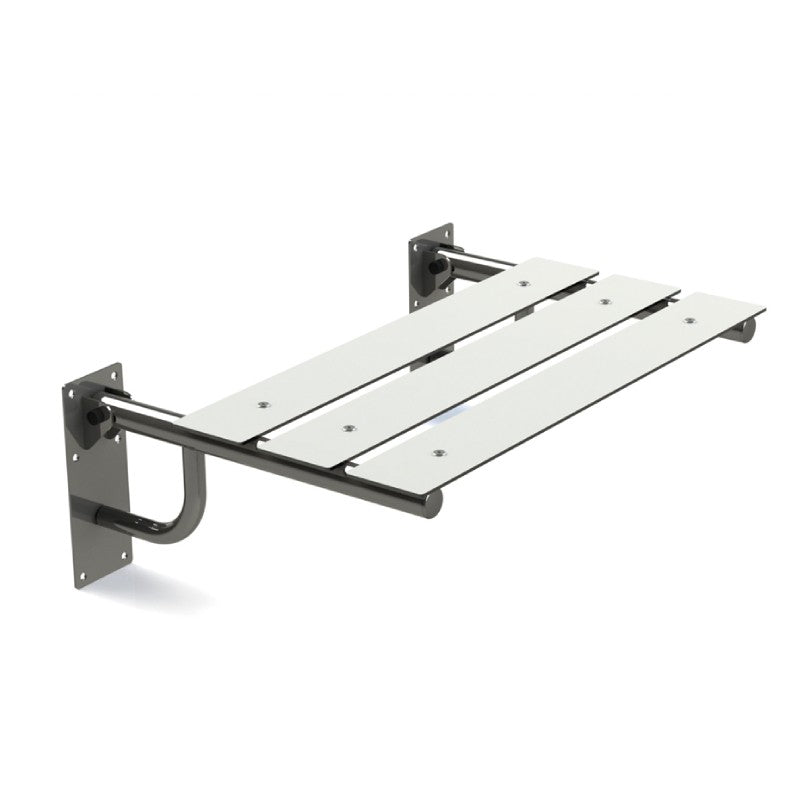 Barra de inodoro doble articulada de acero inoxidable con portarrollos