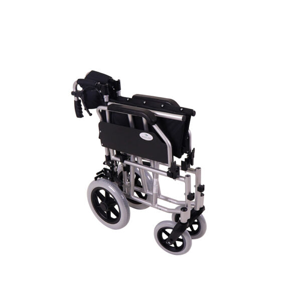 Silla de ruedas Transit de aluminio con freno para cuidador YK9064F