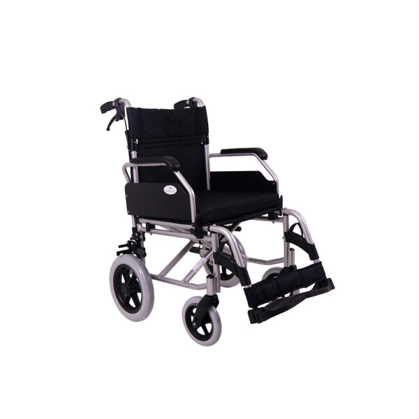 Silla de ruedas Transit de aluminio con freno para cuidador YK9064F