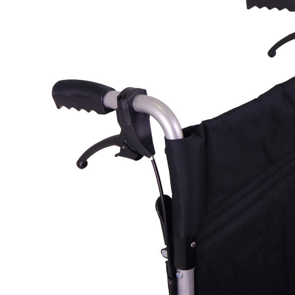 Silla de ruedas Transit de aluminio con freno para cuidador YK9064F