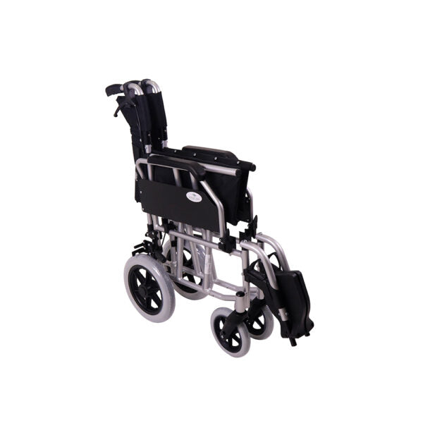 Silla de ruedas Transit de aluminio con freno para cuidador YK9064F