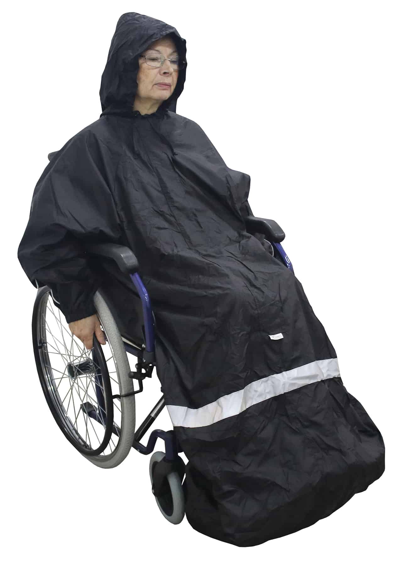 Funda de lluvia para silla de ruedas manual
