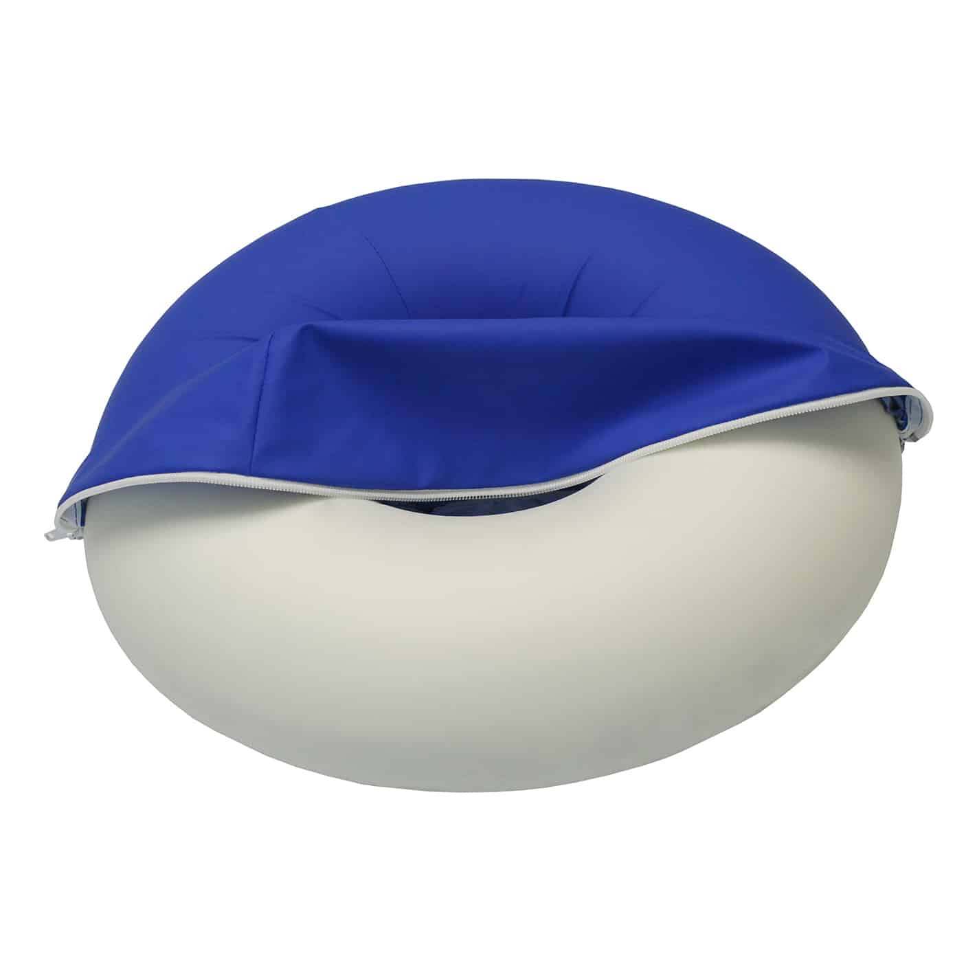 Cojín de asiento ortopédico redondo antiescaras Bio-Pruf con orificio