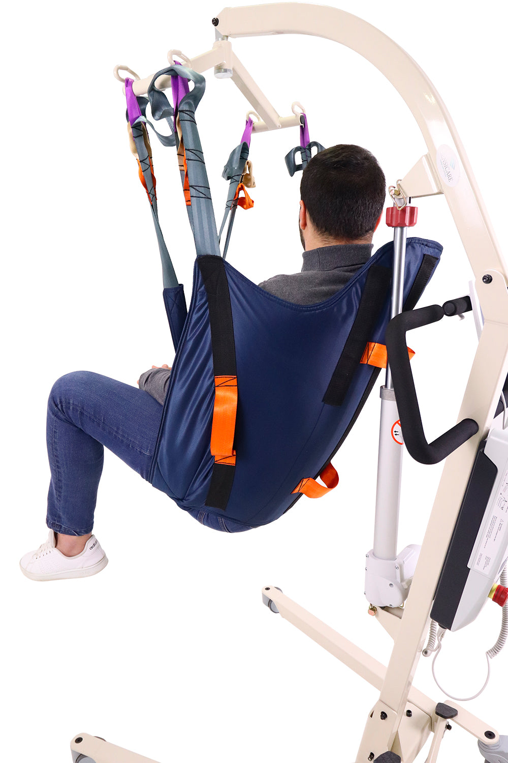 Sensicare Arnés Premium con Reposacabezas para Grúa Geriátrica
