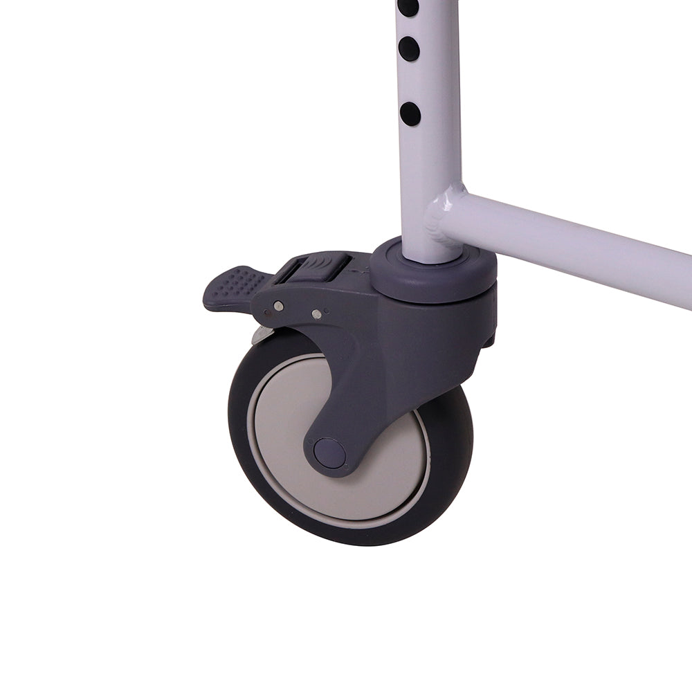 Silla de baño y WC con ruedas y reposapiés UN4003