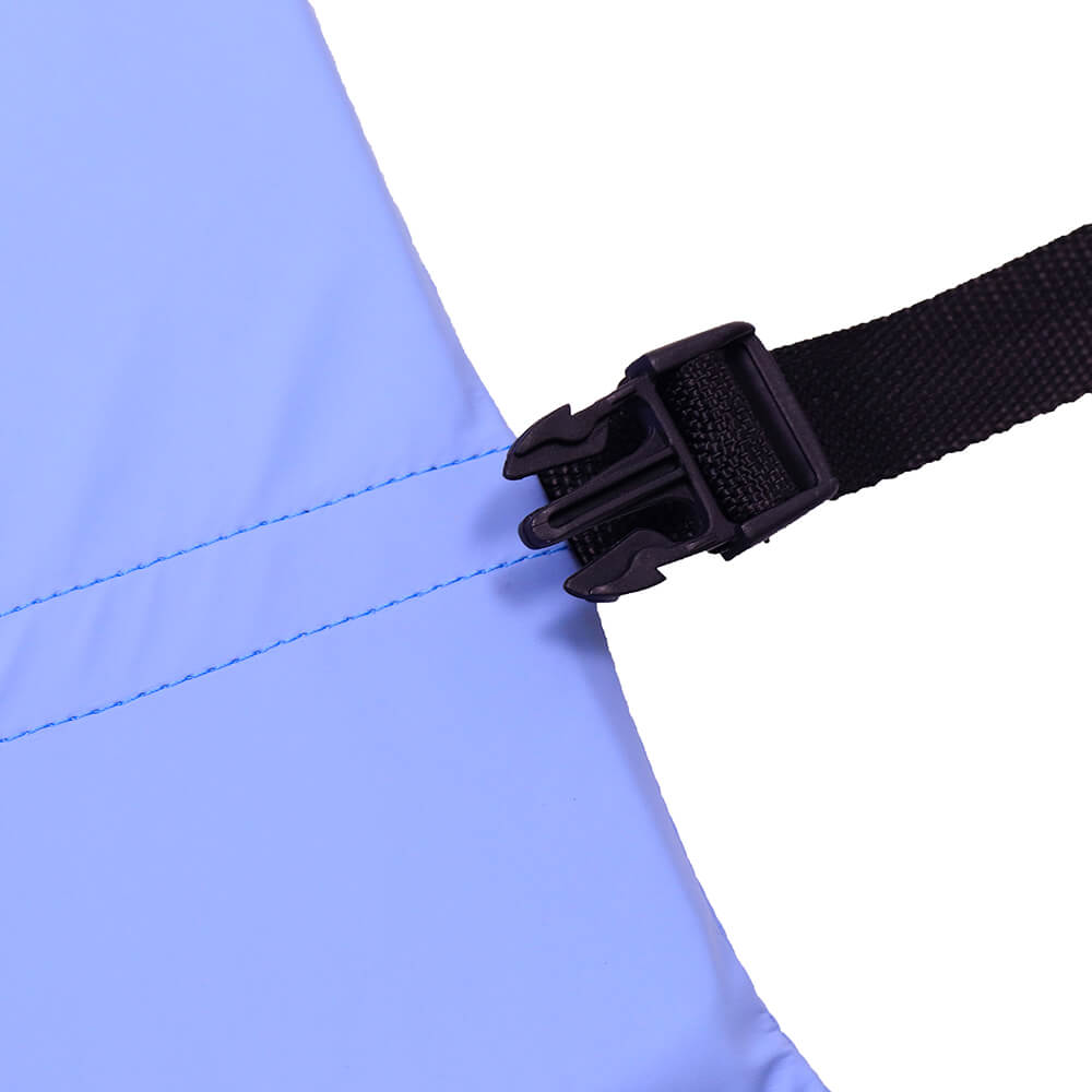 Protector doble con hebilla para barandilla lateral