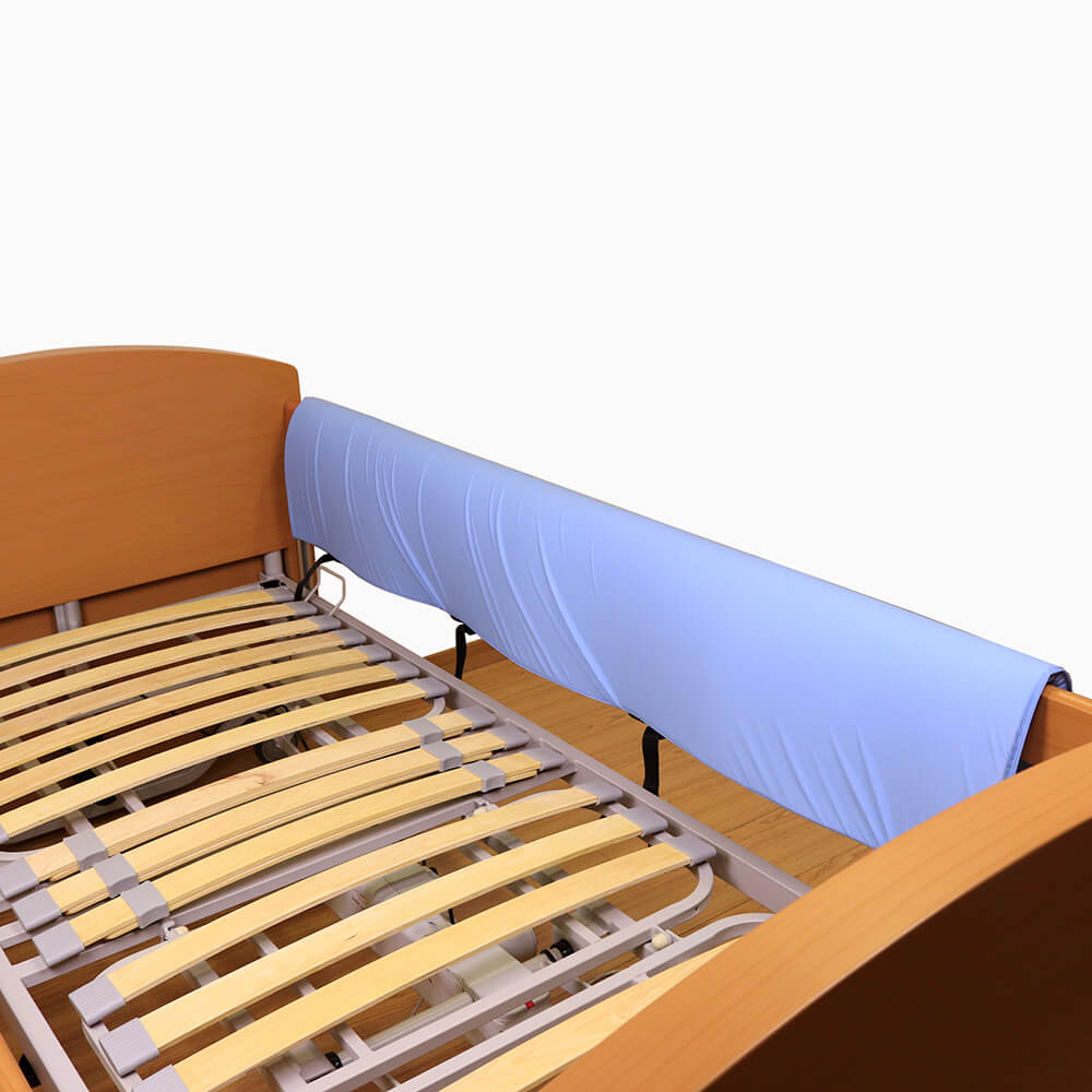 Protector doble con hebilla para barandilla lateral