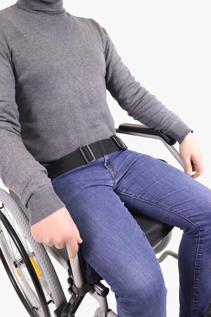 Cinturón de seguridad para silla de ruedas