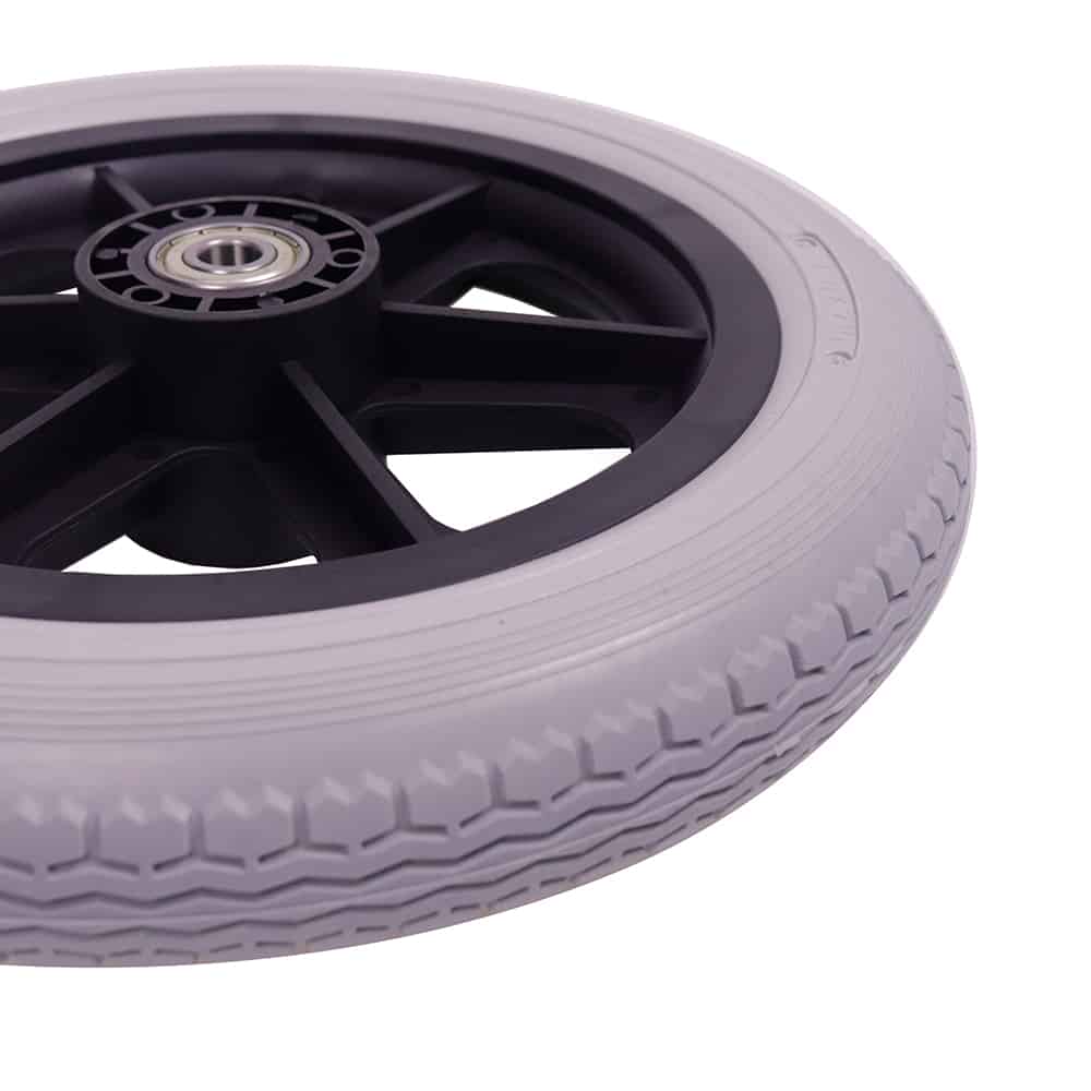 Rueda trasera 12.5" x 2" Para silla de ruedas YK9064-F y YK9032-1