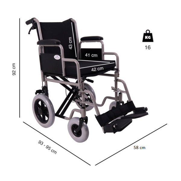 Silla de ruedas Transit YK9032-1