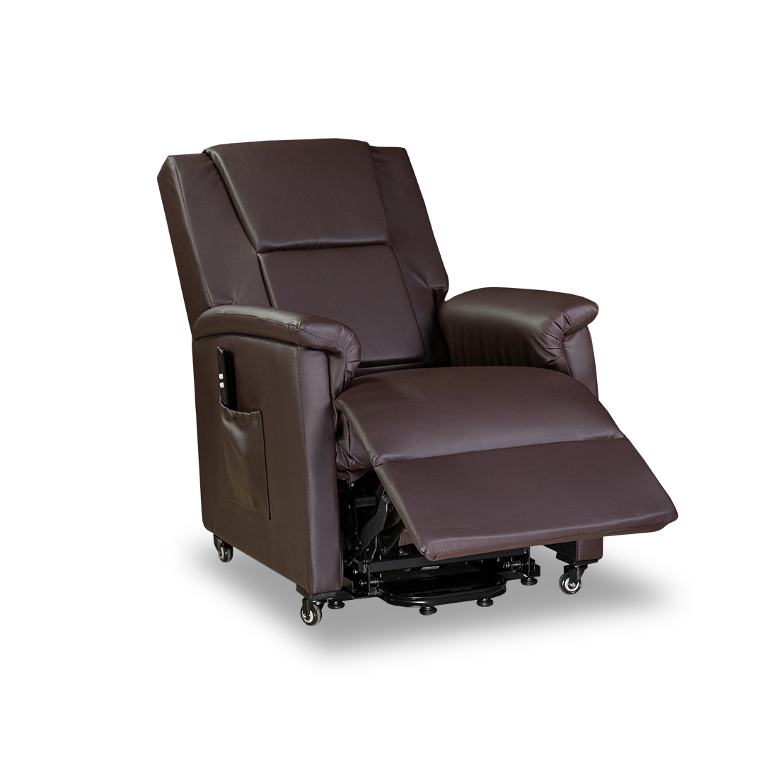Relax 2M Sillón reclinable eléctrico de cuero sintético
