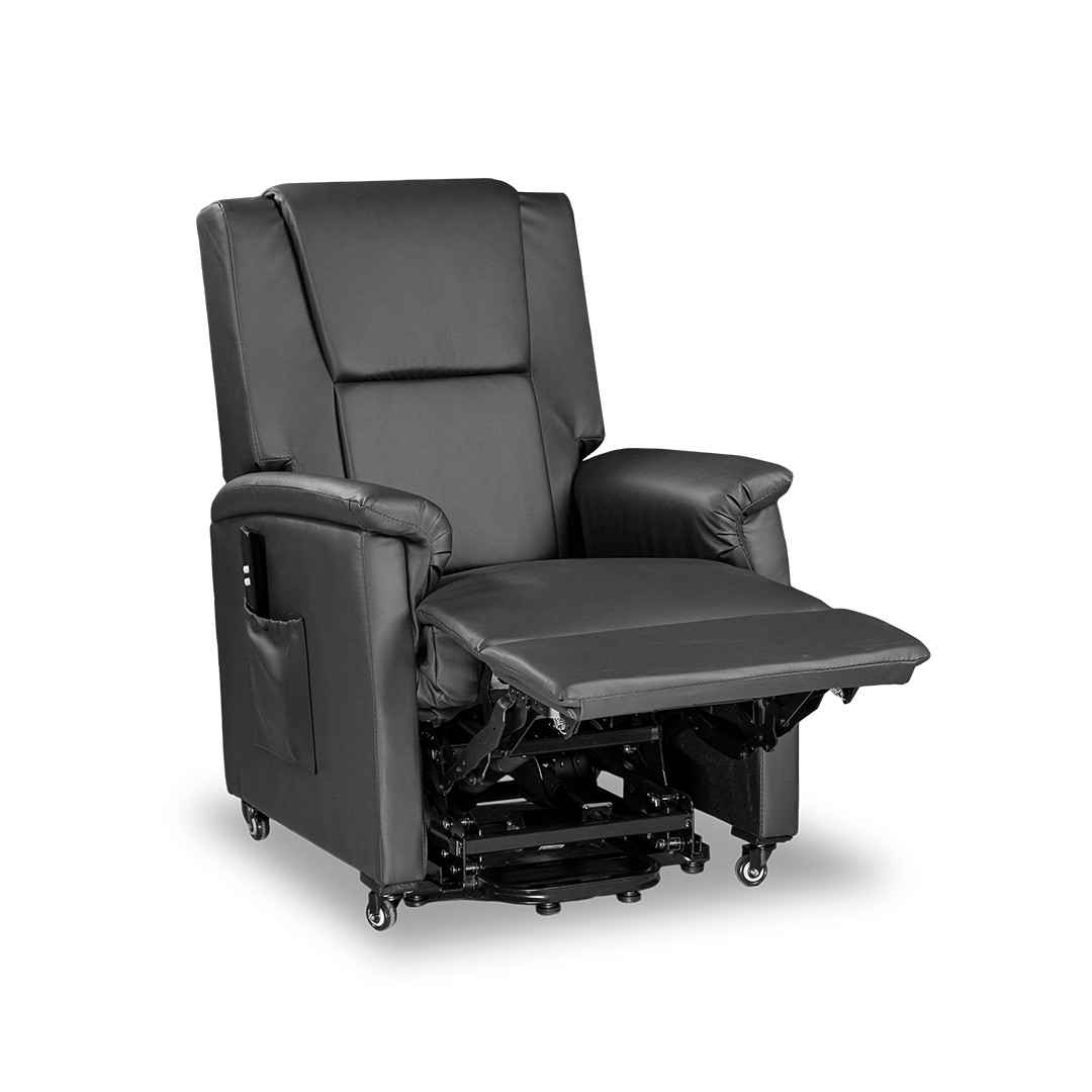 Relax 2M Sillón reclinable eléctrico de cuero sintético