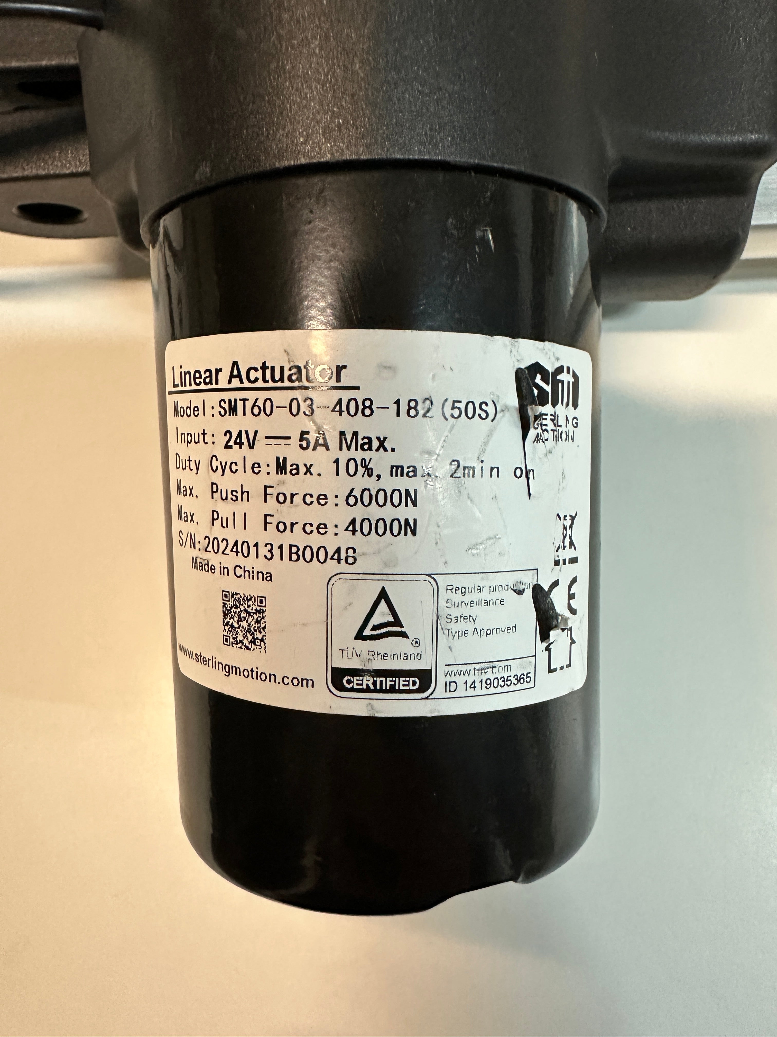 Motor lineal 1 para Sillón Sensicare Premium