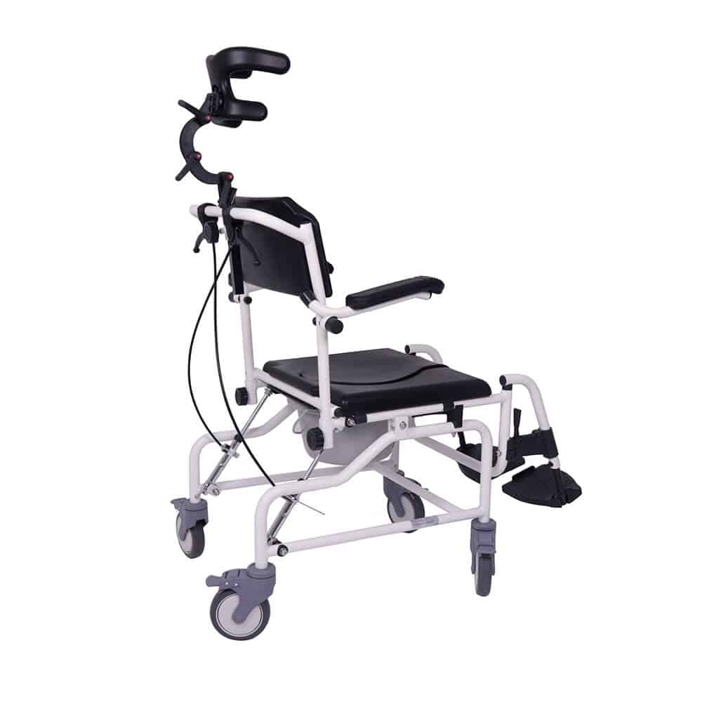 Silla de baño y WC reclinable con reposacabezas UN4004